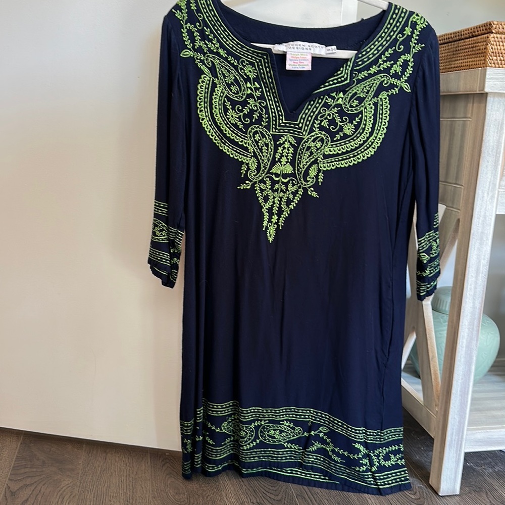 Gretchen Scott embroidered dress